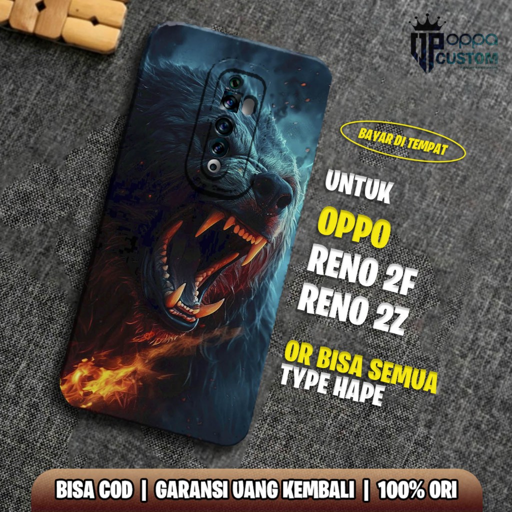 Case OPPO RENO 2F / OPPO RENO 2Z - Casing OPPO RENO 2Z Terbaru OPPACUSTOM  [ ANIMAL ] Casing Hp OPPO