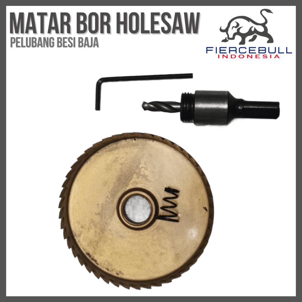 Mata Bor Besi Baja Holesaw Mata Bor Pelubang Besi Baja