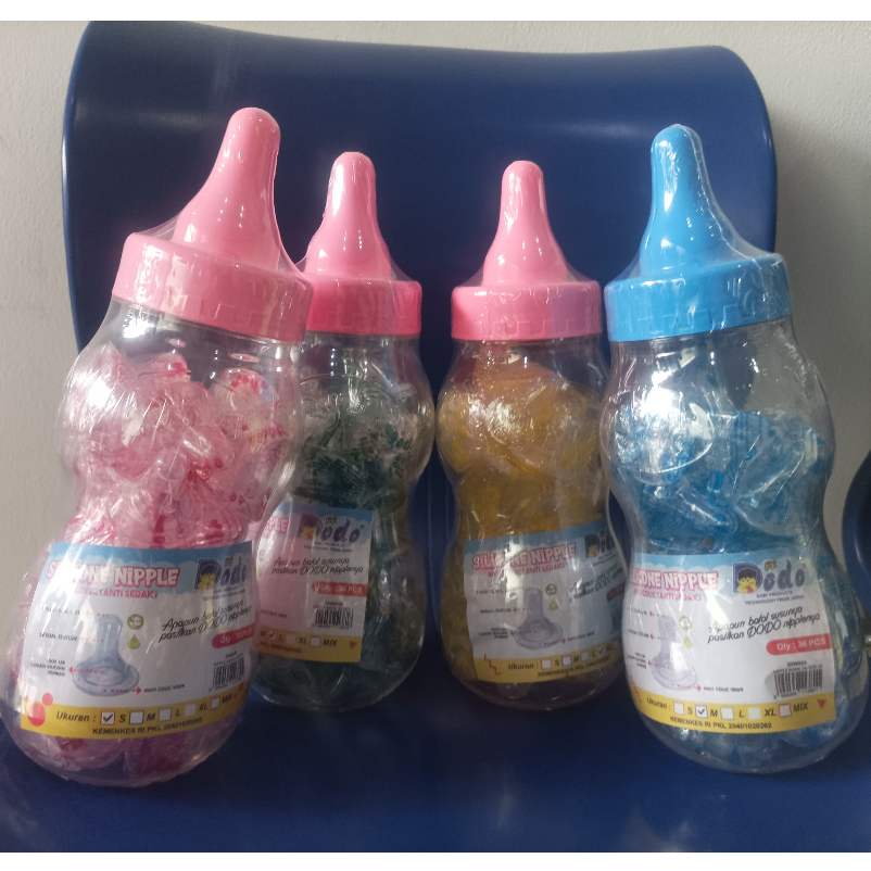Dodo Nipple Bank / Dot Bayi Bulat Ukuran S,M,L,Xl
