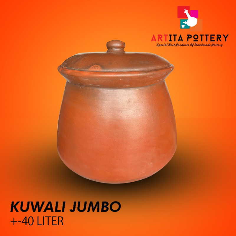 KUWALI JUMBO -+40  LITER GERABAH TANAH LIAT