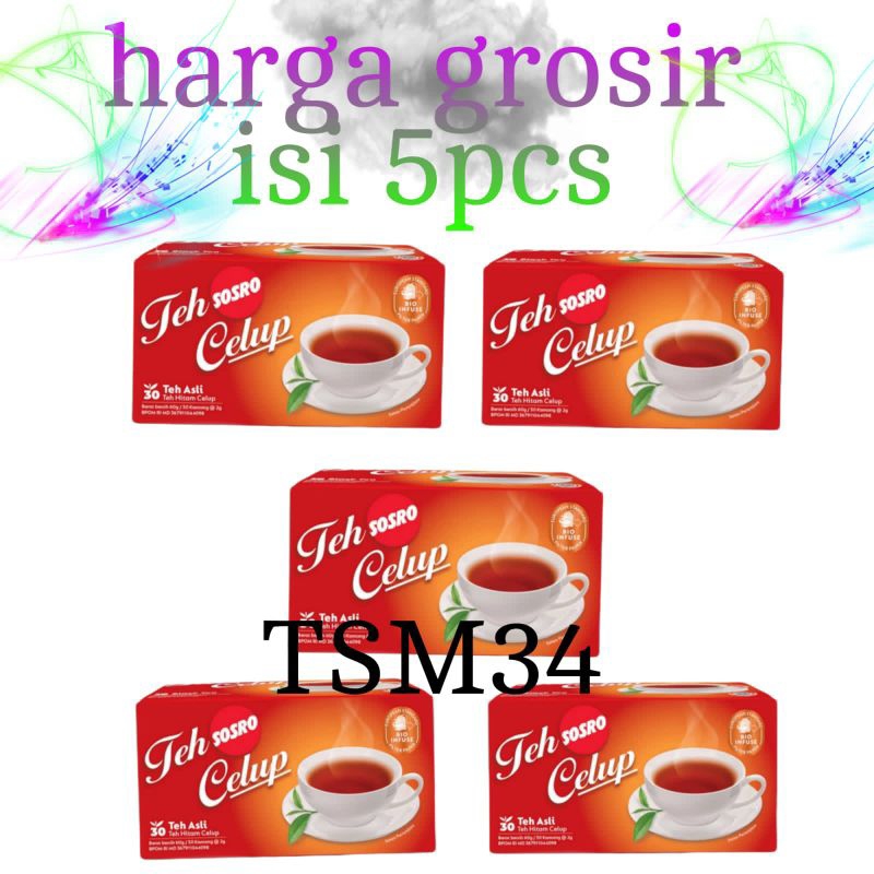 

Teh celup Sosro isi 5pak