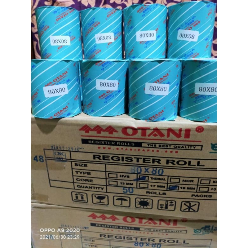 

Kertas Thermal Struk Otani 80x80