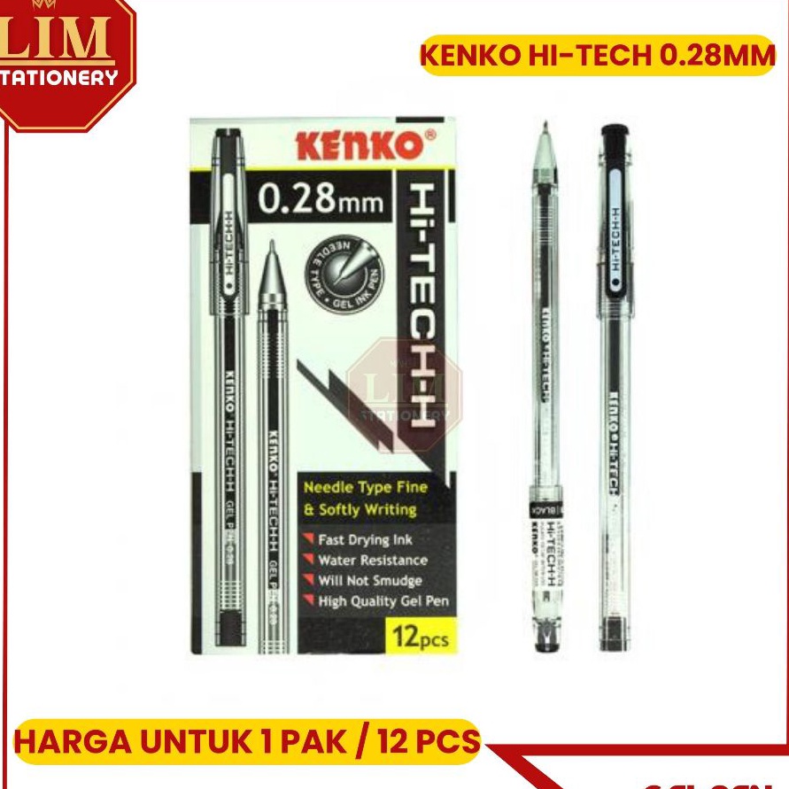

KP8 Kenko Pulpen HiTech 28mm 12 Pcs