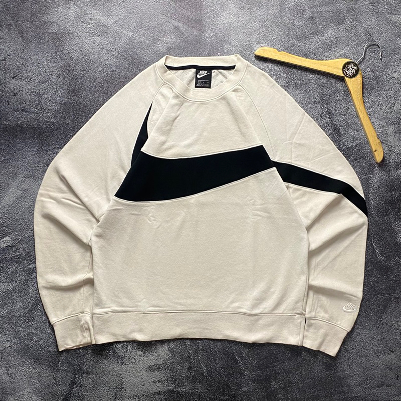 Crewneck Nike Big Swoosh (AR3088-100) Second Original