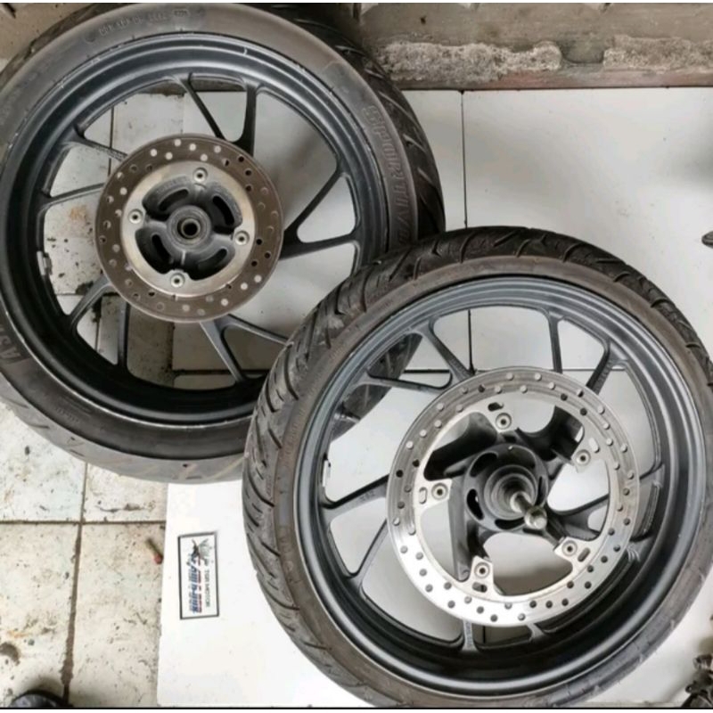 velg velk roda depan belakang set original ori honda cb 150r 150 r new led k15g bekas