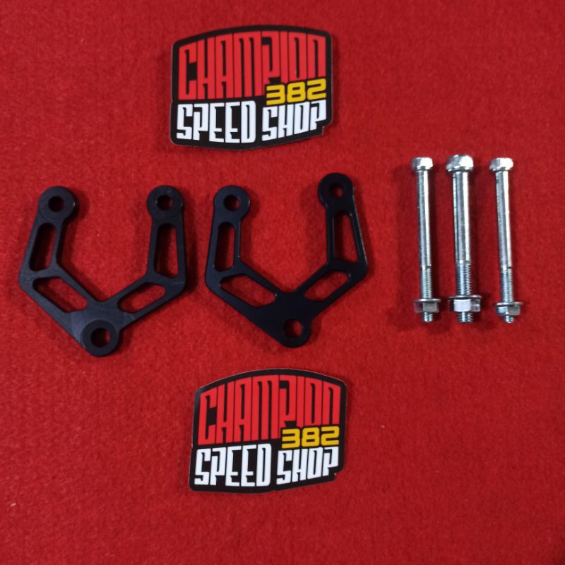 Bracket Mesin Engine Mounting Ninja 150 RR ZX 150 150RR ZX150 KRR Black Hitam