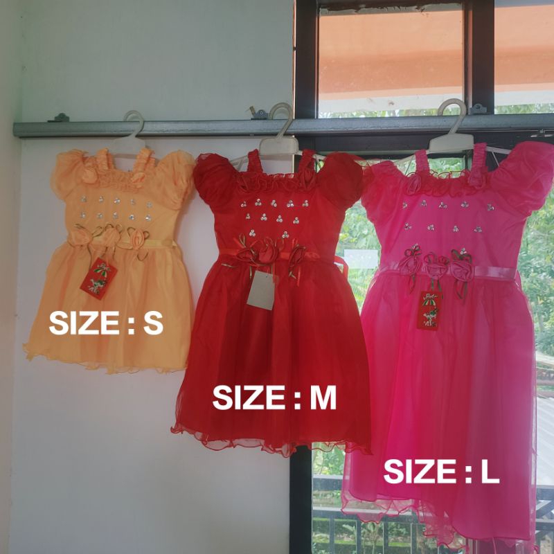 Dress Manten Anak/Gaun Anak Usia 2 + 3 + 4 Tahun /Baju Pesta Anak/Pakaian Anak Perempuan
