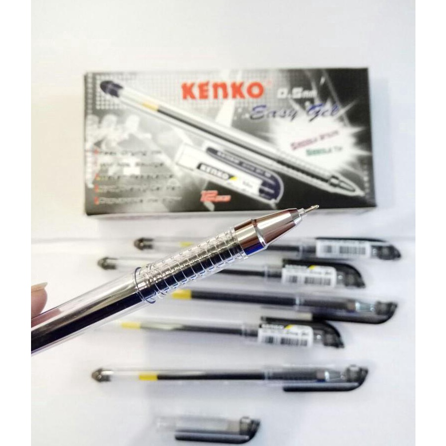 

Promo Pulpen Easy Gel Kenko 12pcs