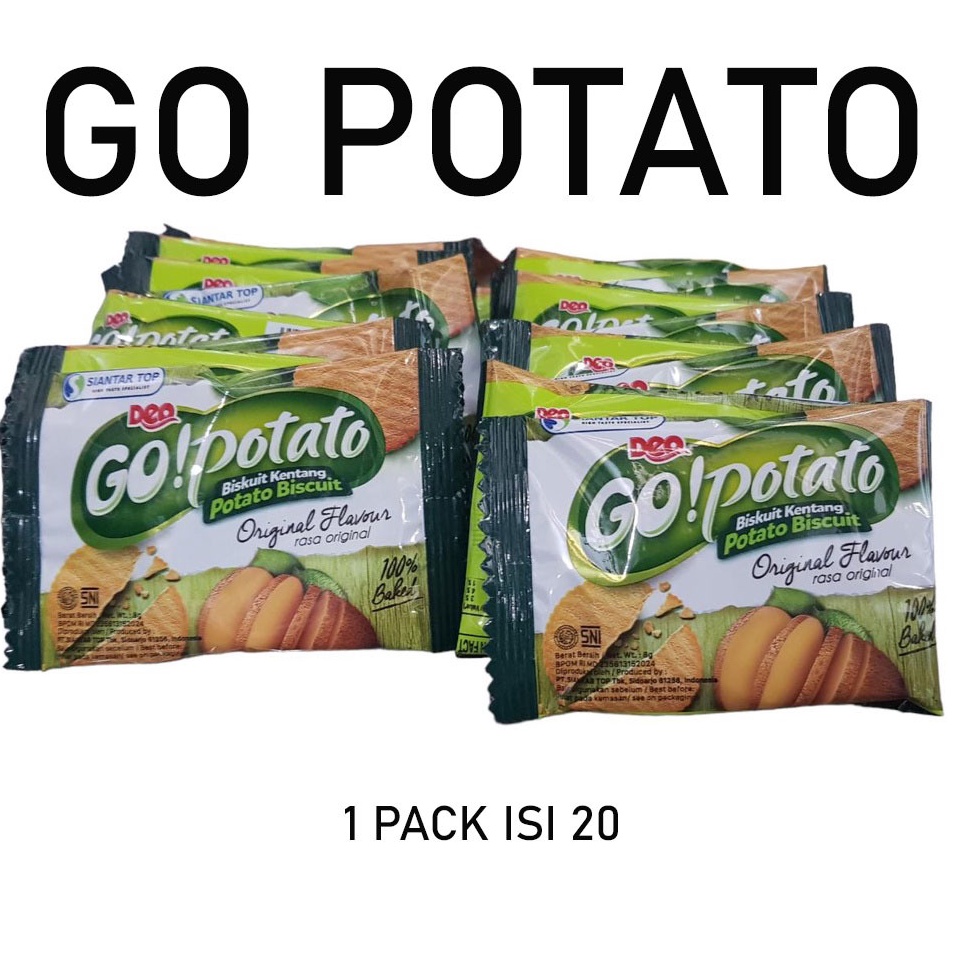 

Laris GO POTATO BISKUIT KENTANG 1 PACK ISI 2 88