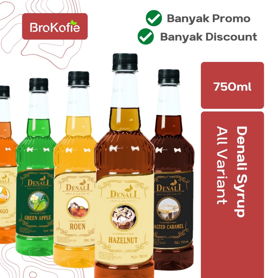 

Sale Denali Syrup All Varian 75ml Sirup Denali Rasa Hazelnut Caramel Vanila Lychee Rum Pandan Blue Citrus Mojito Mint Green Apple Salted Caramel Buterscotch Cranberry Strawberry K95