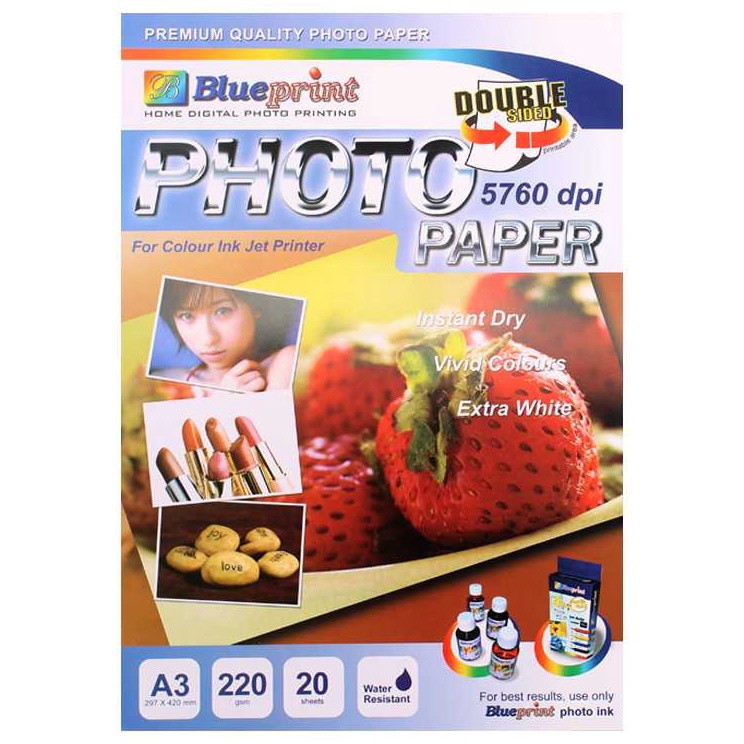 

MURRRMERRR Blueprint BPDSGA322 Double Sided Photo Paper A3Blueprint BPDSGA322 Double Sided Photo Paper A3