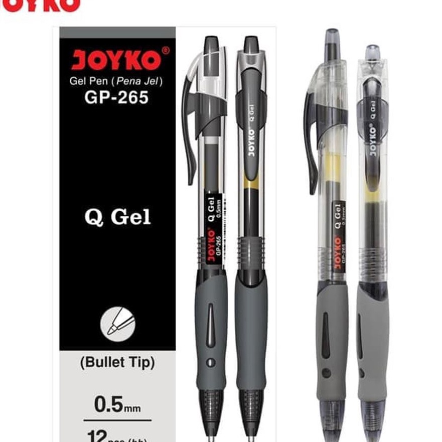 

HJ6 Pulpen Joyko Gel Cetek Q Gel G P265 1pak 12pcs