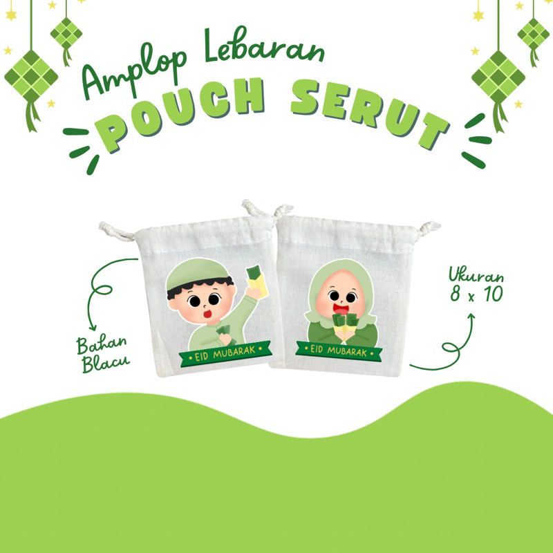 

AMPLOP LEBARAN POUCH SERUT / ISI 10PCS / POUCH IDUL FITRI PRINTING / POUCH BLACU SERUT / POUCH EDISI IDUL FITRI / MINI POUCH SERUT