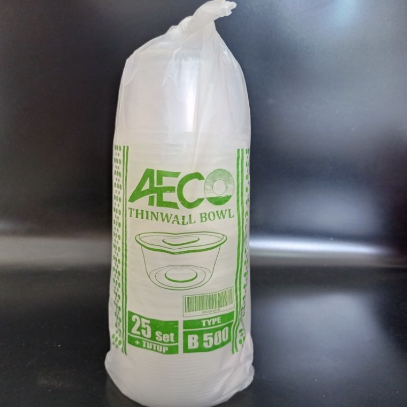 thinwall 500ml/cup thinwall 500ml/cup 500ml isi 25pc