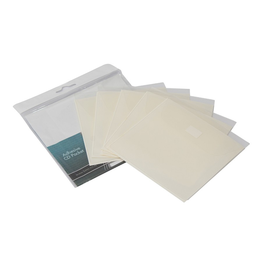 

Bantex Adhesive CD Pocket (5 pcs/pack) # 8874 00 (pcs)