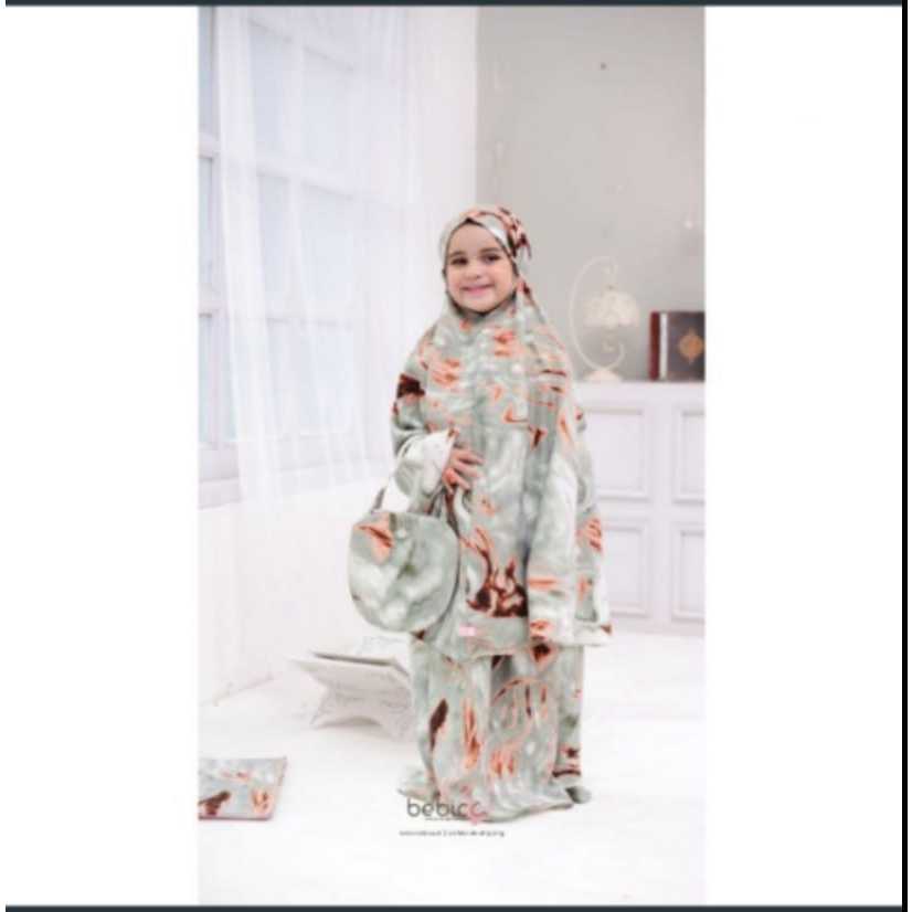 BEBICA AMKANA MUKENA ANAK / PRAYER SET / MUKENA COUPLE IBU - ANAK