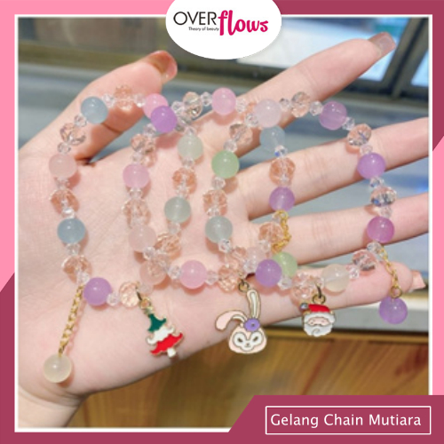OVERFLOWS.ID I GELANG KARTUN KRISTAL KOREA WANITA GADIS GELANG PERHIASAN
