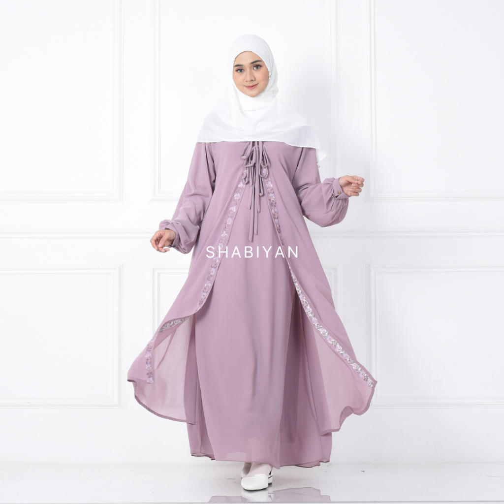 SHABIYAN Gamis Ceruty Bordir | Eira 509-1
