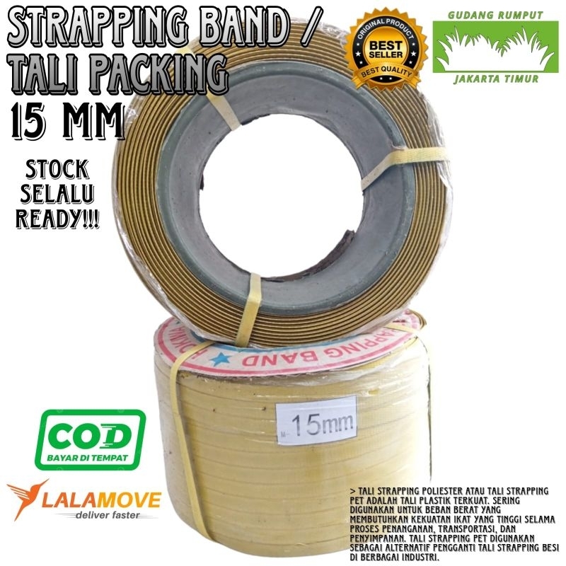 

Tali Strapping Band / Tali Packing / Tali Klem - 15 MM