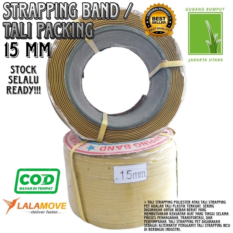 

TALI STRAPPING STRAPPING BAND 15MM MANUAL HEAVY DUTY