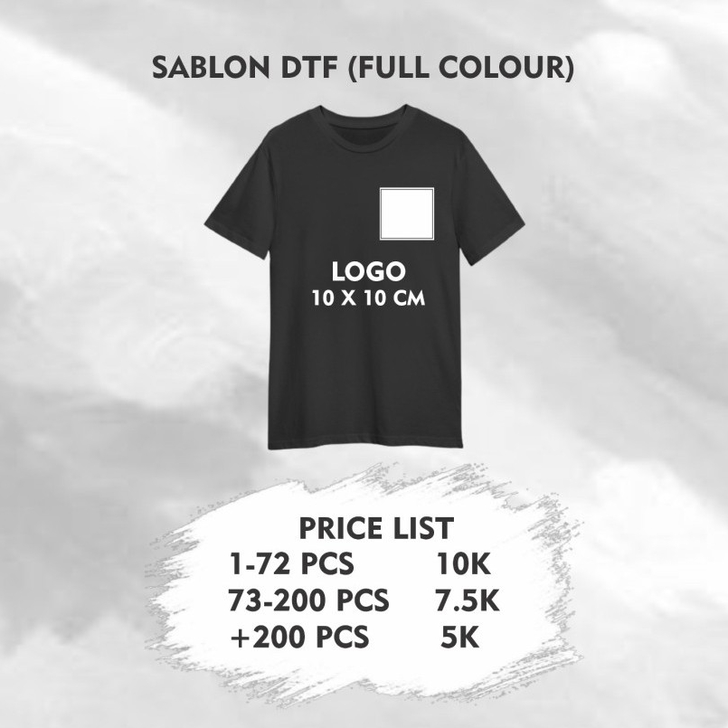 JASA SABLON DTF SATUAN - LOGO