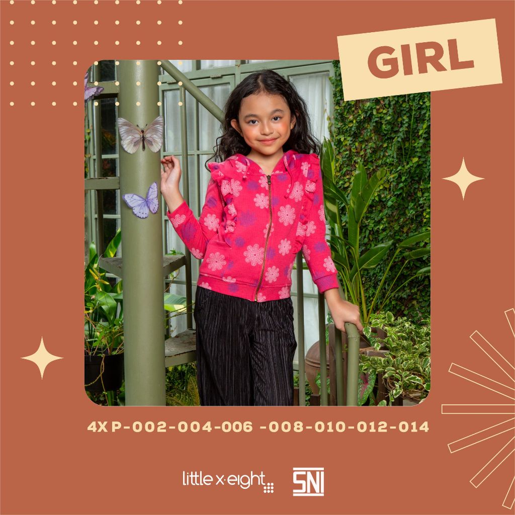 Little X eight Girl Myrtle Jacket - Jaket Anak Perempuan