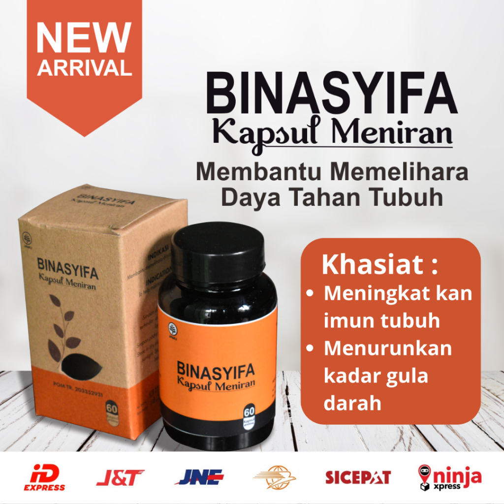 Kapsul Meniran Meningkatkan Imun Tubuh dan Menurunkan Kadar Gula Darah Binasyifa Herbal Original