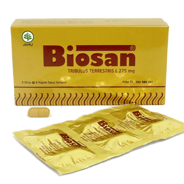 Biosan 30's Kaplet Metiska / Tribulus Terrestris / Vitamin Kesuburan Pria
