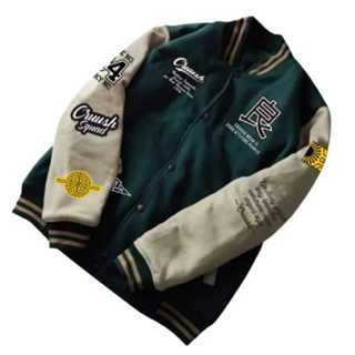 new varsity jacket baseball vintage - jaket varsity salvio hexia denim - jaket baseball pria wanita