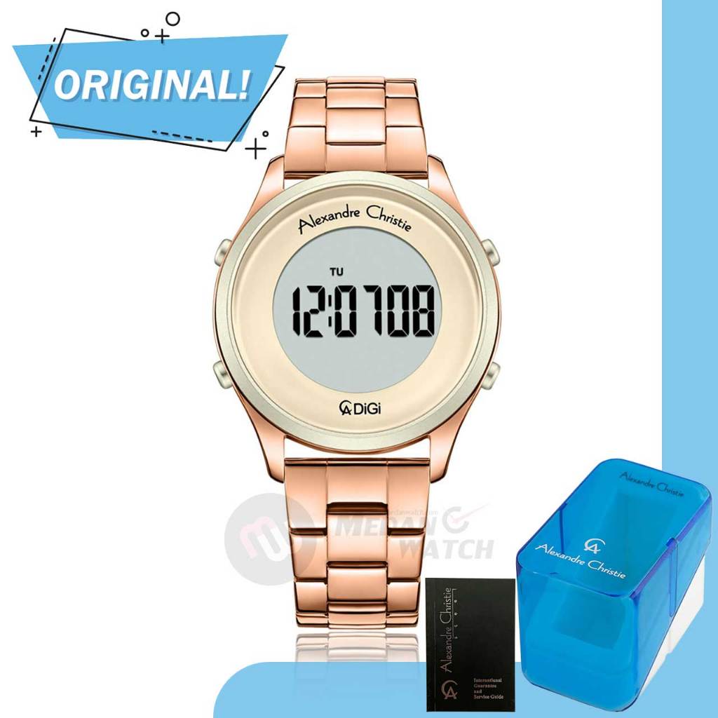 Jam Tangan Wanita Digital Alexandre Christie 9363LH AC9363 AC 9363 LH 9363 LHBRGGRBA Original Garans