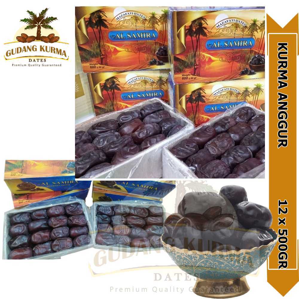 

kurma madu BAM /Kurma anggur 12 x 500gr