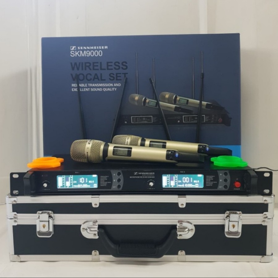 MIKROFON Mic Wireless Sennheiser Skm 9000 MKII – 4 Antena Free Koper GROSIR
