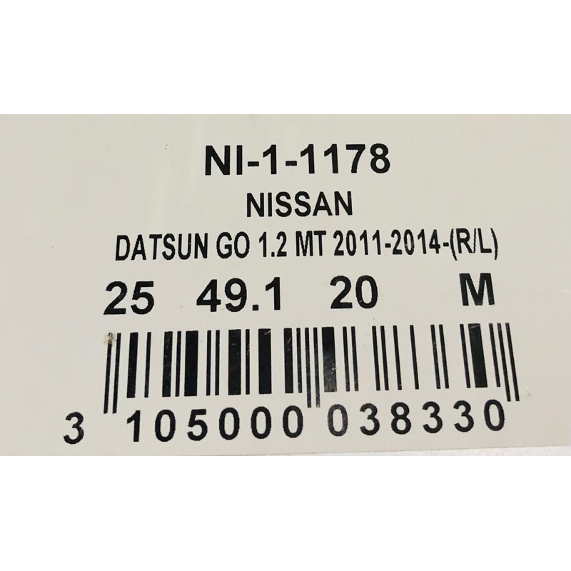 As Kokel Cv Joint Luar Datsun Go