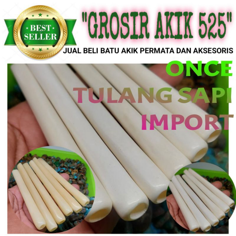 once pipa tulang sapi import