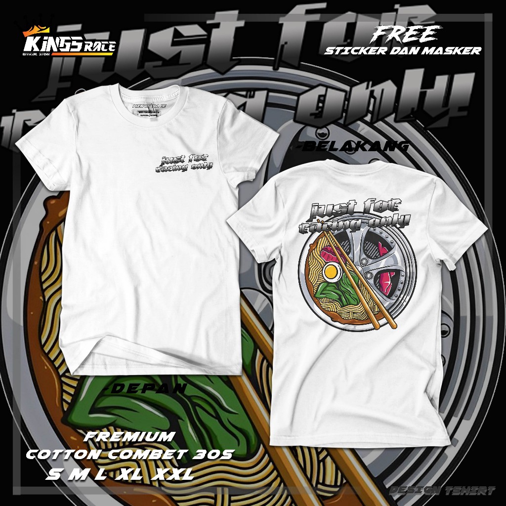 Kaos Velg Racing | Kaos Mobil | Just For Racing Only