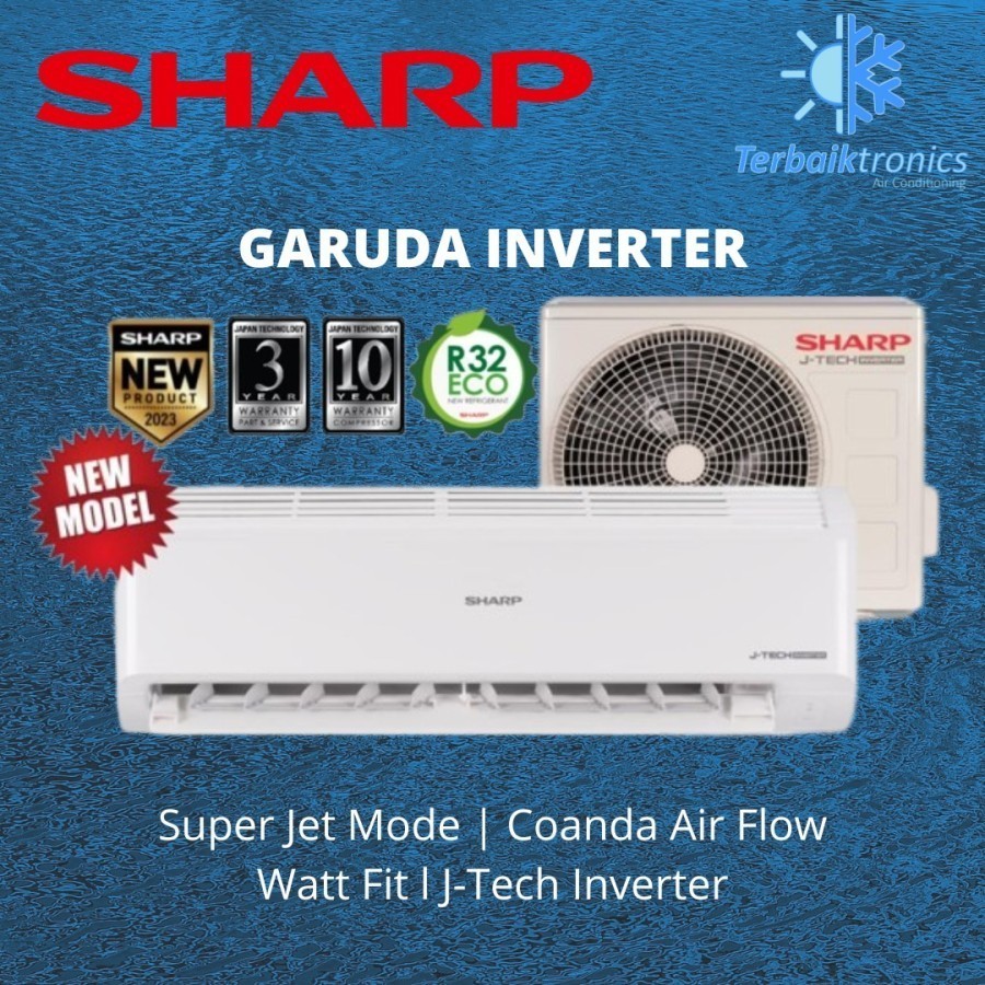 AC Sharp Jtech Inverter 1 PK R32 AHX10BEY/ AHX 10BEY