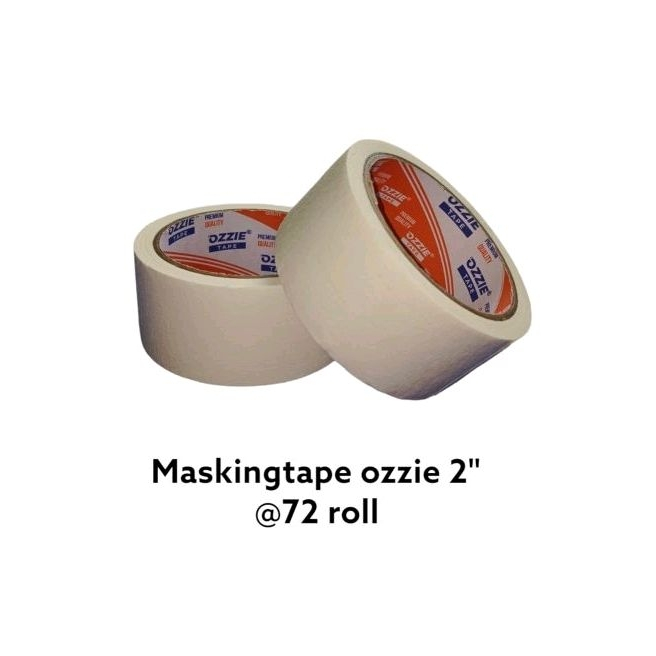 

Masking tape OZZIE 2inch / solasi kertas lakban kertas ozzie 2inch (1 Pcs)