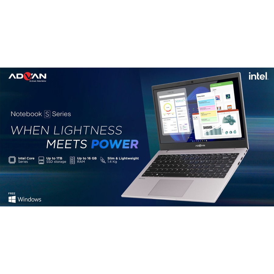 LAPTOP ADVAN S3-82S (GEN 12) TKDN MURAH