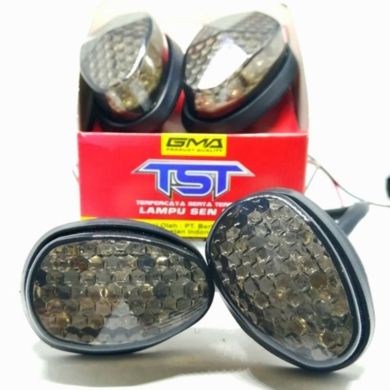 Lampu Sen Tempel Led Universal Motor R15 ,Vixion ,Ninja R /RR Cbr 150 ,CBR250 ,GSX