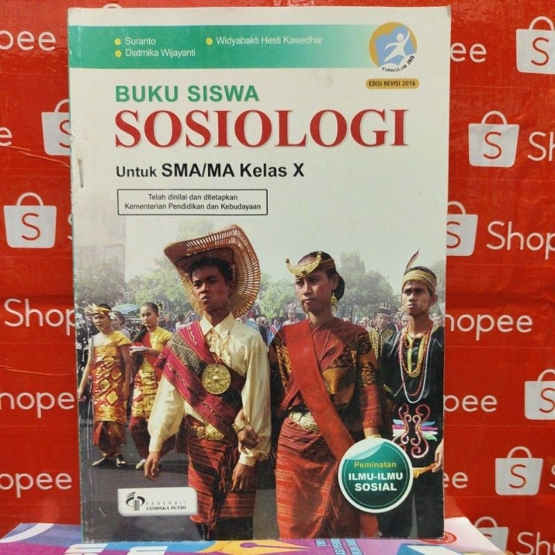 Buku siswa sosiologi kelas 10 SMA edisi revisi 2016