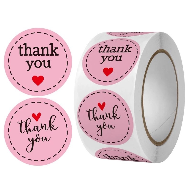

stiker olshop thank you
