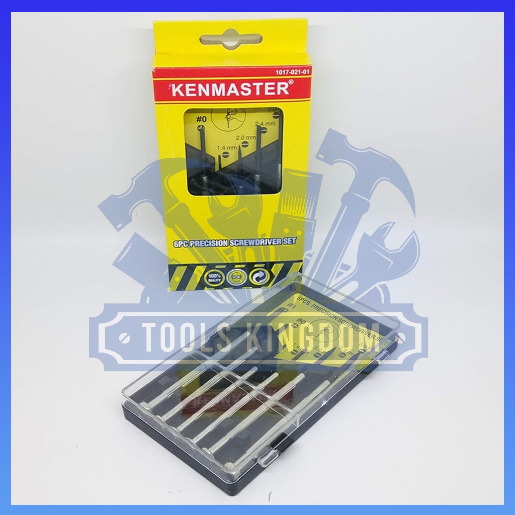 Obeng Jam Set KENMASTER 6 pcs - Obeng Mini Serbaguna - Obeng Kacamata