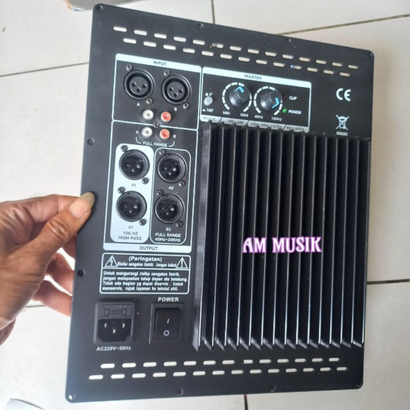 POWER KIT MESIN SPEAKER SUBWOOFER UNTUK 15 DAN 18 INCH 1200 WATT HT500