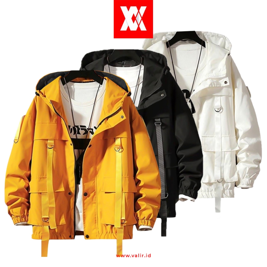 Valir DNF - Jaket Bomber Pria Terbaru Keren Bahan Anti Air Waterpoof