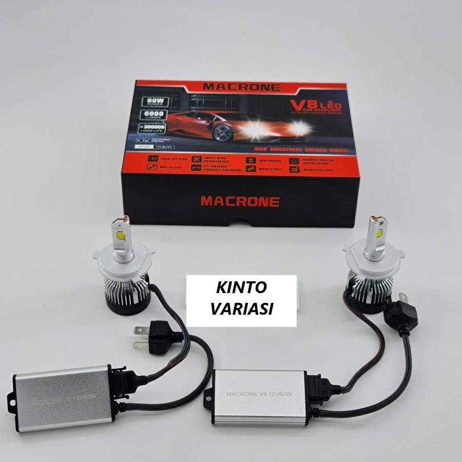 Turbo Led V8 Macrone H4