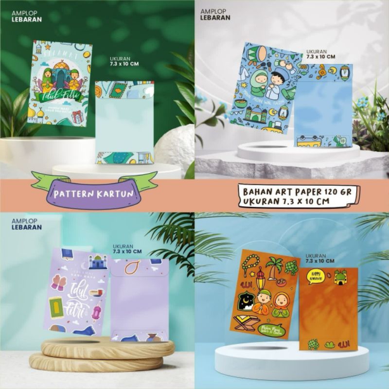 

[BISA ECER 1 PCS] AMPLOP ANGPAU LEBARAN VIRAL 2024 PREMIUM BAHAN KERTAS HALUS MOTIF LUCU