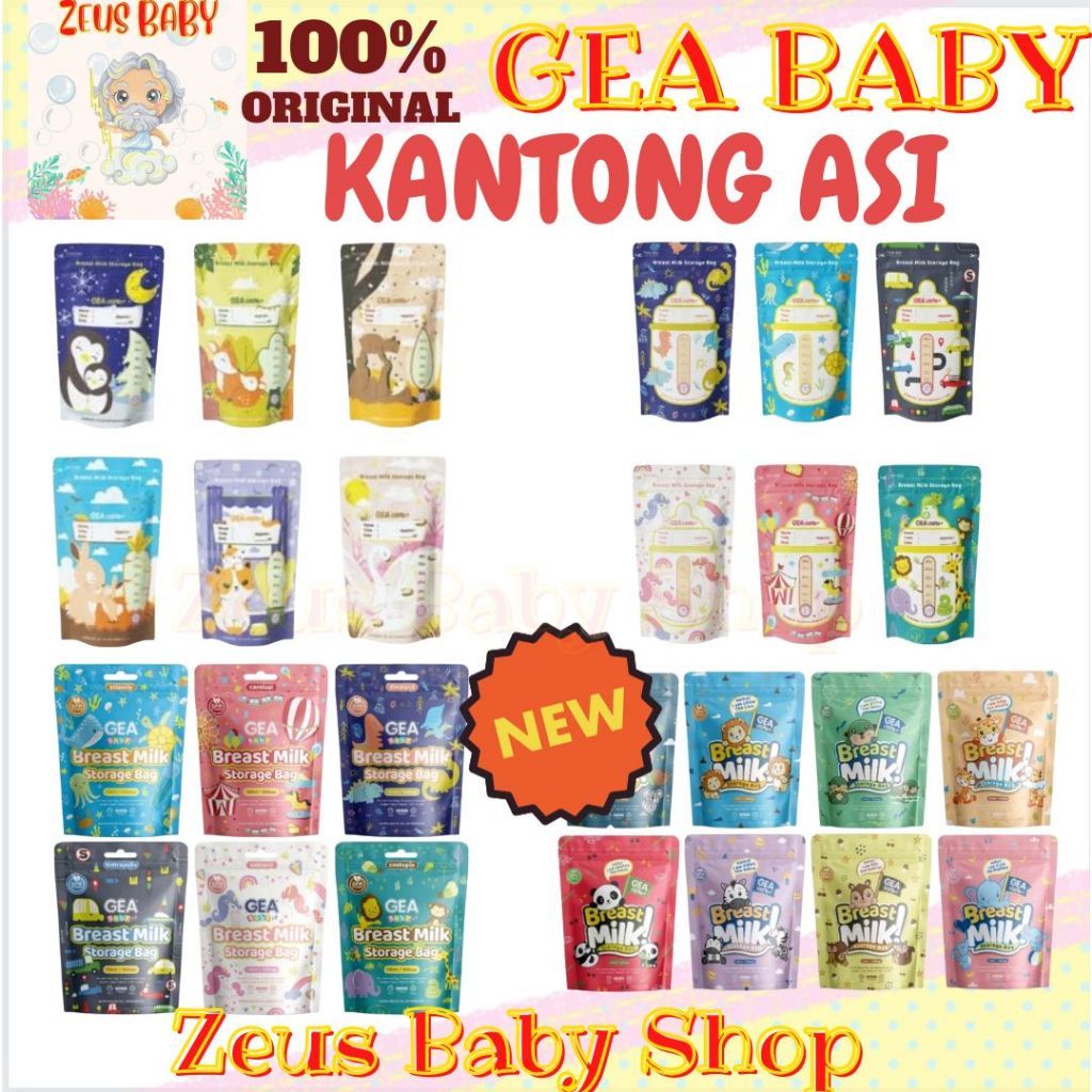 GEA BABY kantong asi /Kantong Asi 120ml / Breast Milk Bag isi 30 / breastmilk