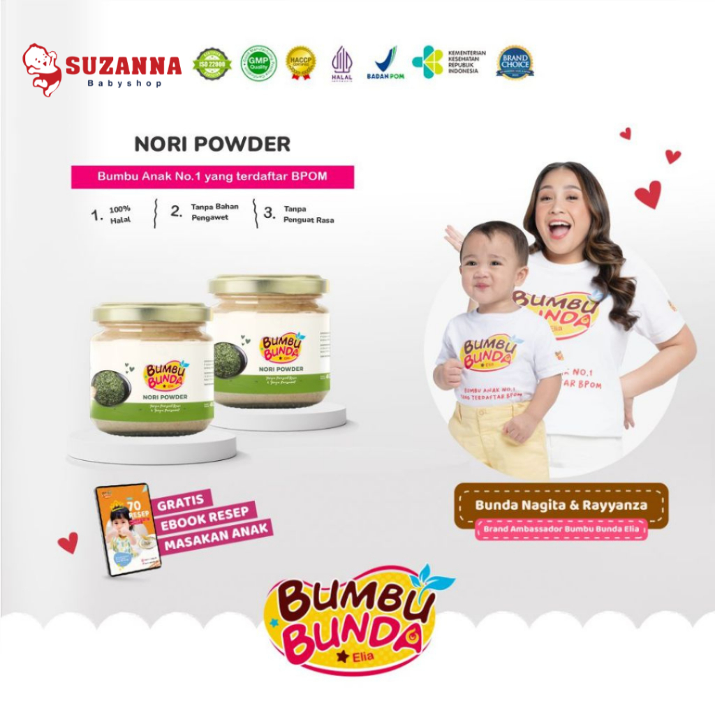 

Bumbu Bunda Elia Nori Powder 40GR