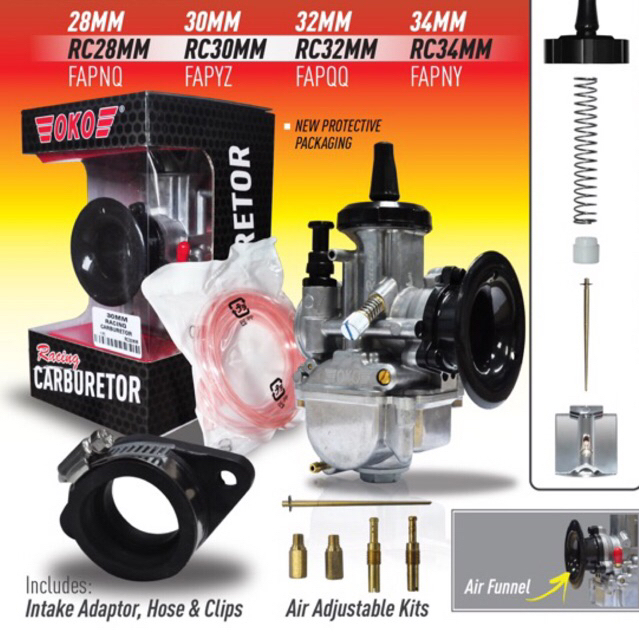 karburator racing 30 - pwk 30 pwk30 - karburator fcr 30