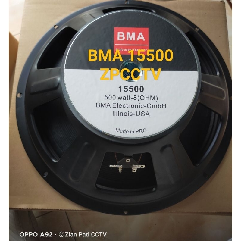 Speaker BMA 15inchi BMA 15500